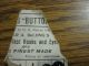 Antique De Long Buttons On A Partial Card Circa Early 1900 ' S Of 11 Buttons photo 3