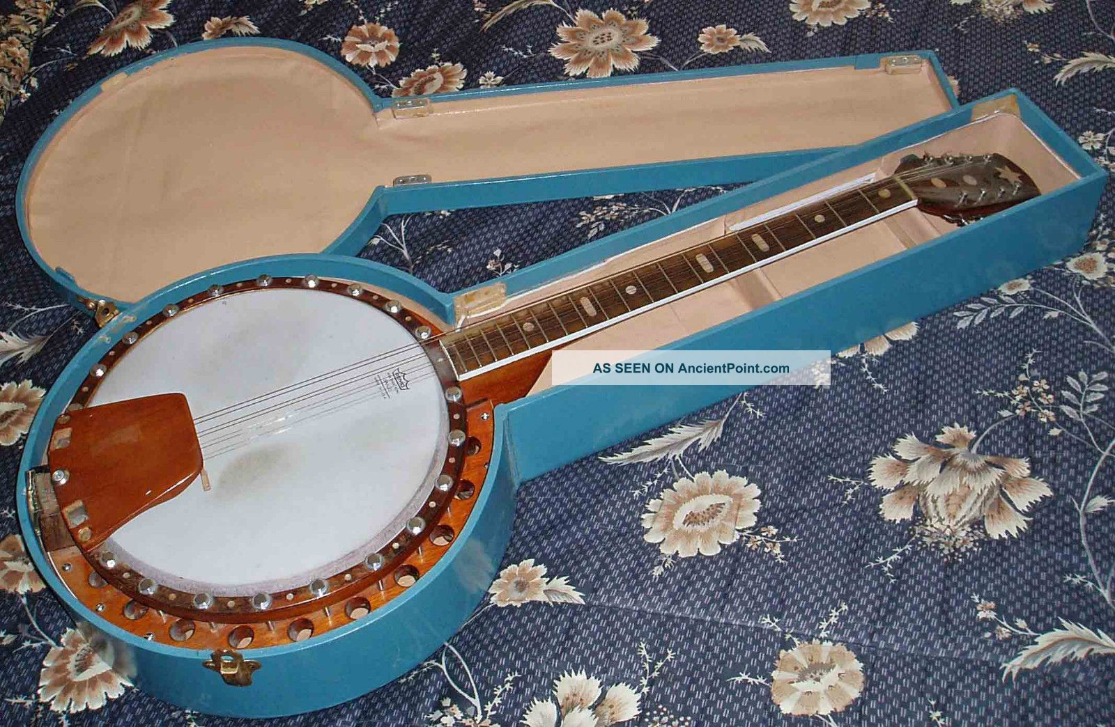 American Made Remo Weatherking Masterpiece 6 X Stringed Banjo Guitar With Case Musical Instruments (Pre-1930) photo