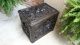 Large French Antique Black Forest Carved Wood Box Chest Fireplace Coal Hod Boxes photo 2