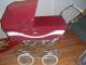 Vintage 1970 ' S Peg Perego Pram Carriage & Stroller Combo Italy Red/marroon Baby Carriages & Buggies photo 2