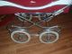 Vintage 1970 ' S Peg Perego Pram Carriage & Stroller Combo Italy Red/marroon Baby Carriages & Buggies photo 4