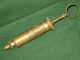 Antique C1850s Brass Medical Syringe Instrument By Pratt Oxford St London Other photo 2