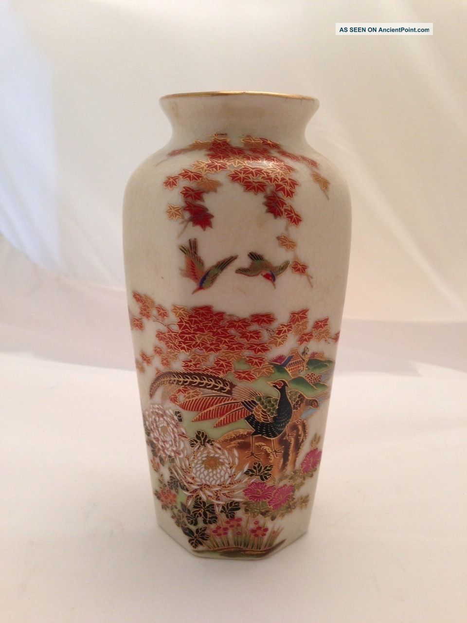 Vintage Satsuma Vase - Small And Gorgeous Vases photo