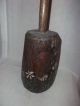 Antique Wooden Hand Painted Country Butter Churn 42 