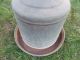Antique Oakes No.  503 Metal Poultry Water Fountain Can Chickens Ducks Pheasants Primitives photo 6
