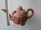 Chinese Pottery Yixing Zisha Teapot Purplish Red Carving Dragon Three Feet Teapots photo 4