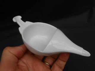 Fan Tail Handled Pap Boat Feeding Cup/invalid Feeder photo