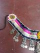 Vintage Kuchi Tribal Embroidered Beaded Pendants Belt Bellydance Middle East photo 3