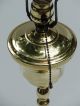 Vintage Brass,  Baldwin Colonial Williamsburg Style Table Desk Lamp Candlestick Lamps photo 3