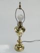 Vintage Brass,  Baldwin Colonial Williamsburg Style Table Desk Lamp Candlestick Lamps photo 5
