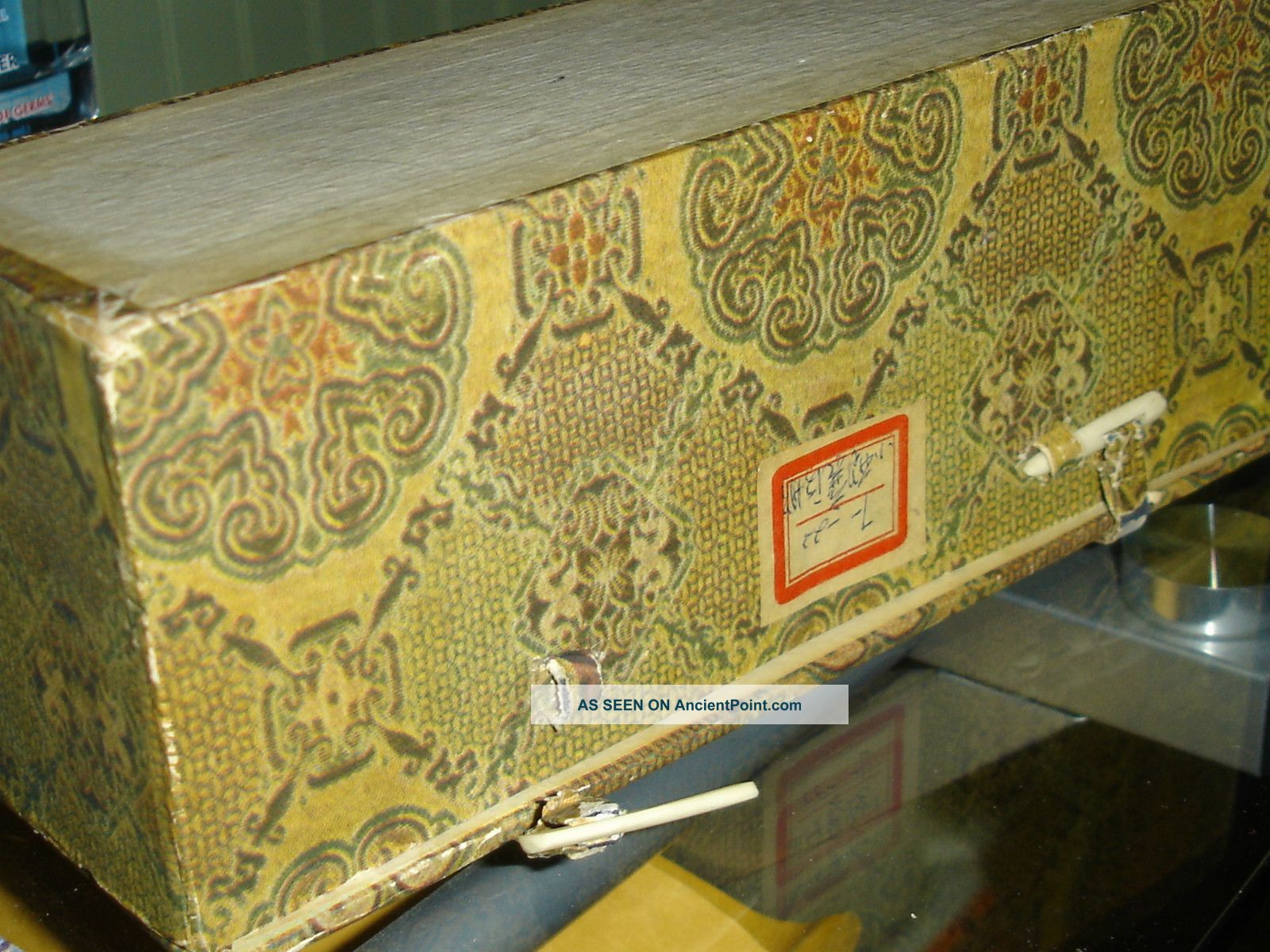 Rare Antique/vintage Chinese Wallpaper Dresser Box C. 1922 Bone ... Rare Antique/vintage Chinese Wallpaper Dresser Box C. 1922 Bone ...