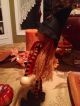 Primitive Folk Art Standing Witch.  Halloween Primitives photo 1