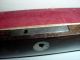 Early Victorian Oak Wood,  Silver,  Mother Of Pearl Inlay Glove Box W/lock Boxes photo 9
