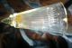 Antique Art Deco Clear Glass Wall Pocket 1920 ' S Art Deco photo 3