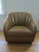 Pair Ward Bennett Art Deco Style Leather Club Chairs For Brickel Associates Art Deco photo 1