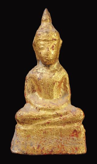 Da - Ma - Lay Antique Thai Ayutthaya Buddha Statues High 10 Cm & photo