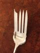 Ornate Large Meat Fork Gold Wash 925 Sterling Pat.  Aug.  20 ' 95 Hand Etched Enamel Flatware & Silverware photo 5