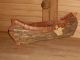 {rare} Vintage / Antiques Bark Canoe Made By Les Indiens Du Canadian Bark Model Native American photo 1