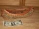 {rare} Vintage / Antiques Bark Canoe Made By Les Indiens Du Canadian Bark Model Native American photo 3