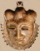 Baule Bronze African Metal Lost Wax Method Ndoma Cote I ' Voire Mini Mask Ethnix Other photo 2