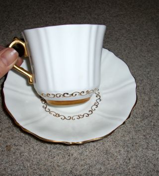 Vintage Old Royal Bone China Antique Cup Saucer Made In England photo