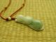 100% Natural A Jade Jadeite Handmade Pendant Pea Bead 175015 Necklaces & Pendants photo 3