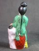 Chinese Woman Shape Hand Painted Porcelain Snuff Bottle Snuff Bottles photo 2