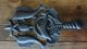 Of 8 Antique Vintage Cast Iron Metal Black Trivets From Ny City Estate Sale Trivets photo 3