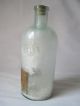 Vintage Medicine Liquor Lloyd Brothers Pharmacist Chemist Green Bottle Cork Lid Bottles & Jars photo 1
