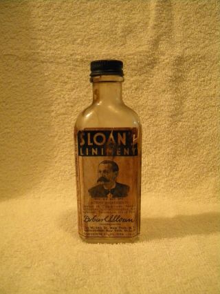 Antique Sloan ' S Liniment Bottle photo
