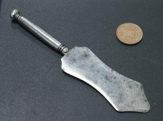 Antique Medical Instrument Steel Surgeons Tool Early 19thc Georgian What Is It ? photo