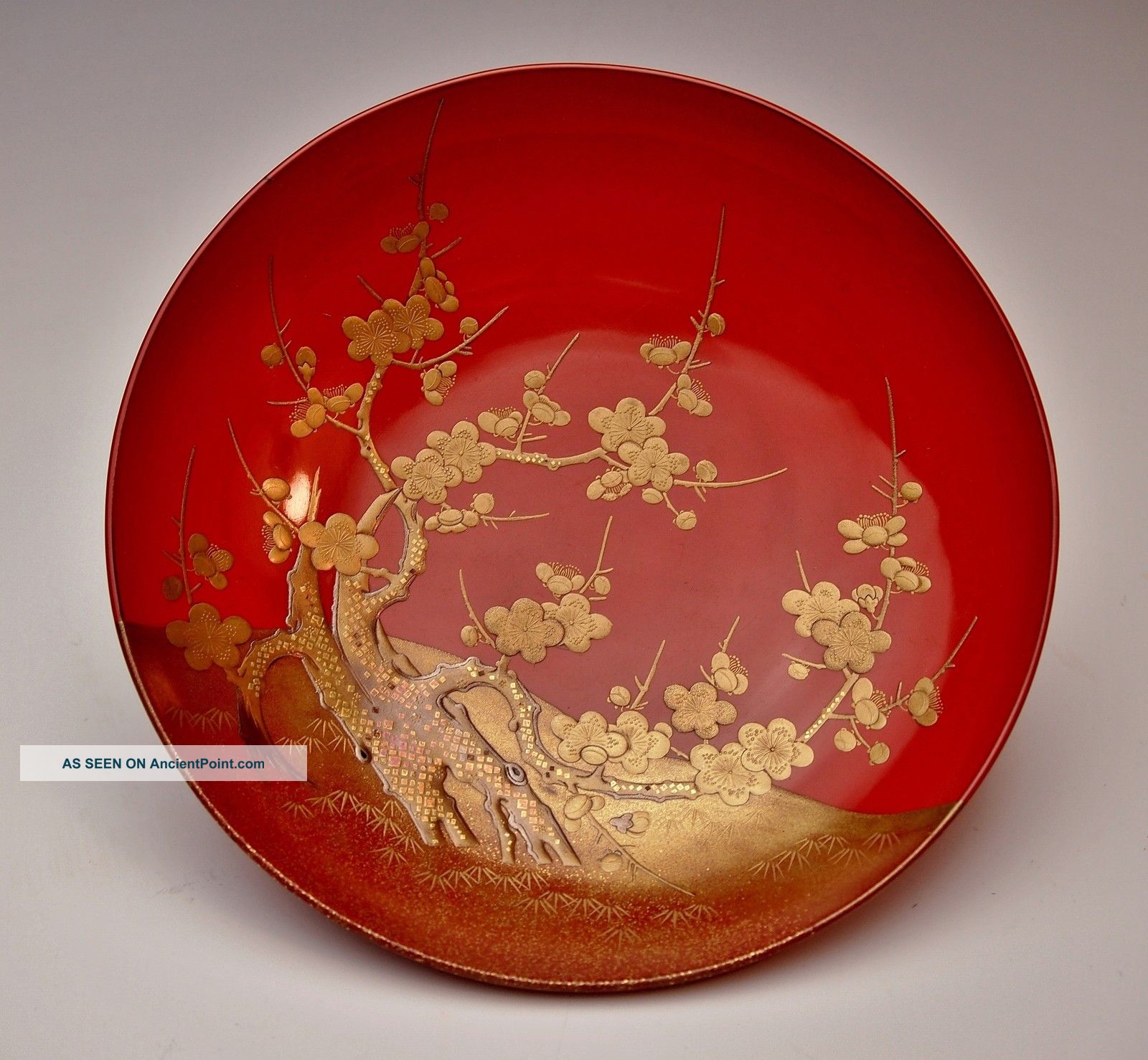 Exquisite Antique Japanese Lacquer Bowl Edo / Meiji Finest Takamakie 1800 ' S Bowls photo