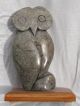 1975 Shona Zizi Owl Stone Sculpture Sig.  Chamunorwa Manyore,  Zimbabwe Africa Sculptures & Statues photo 1