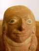 Pre - Columbian Peruvian Painted Idol,  Moche Iv,  Circa 450 Ad,  12.  8cm Ht,  213g, Other photo 1