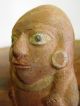 Pre - Columbian Peruvian Painted Idol,  Moche Iv,  Circa 450 Ad,  12.  8cm Ht,  213g, Other photo 7