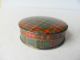 Antique Victorian Mcbeth Tartanware Box With Compass - Pocket Size Other photo 3