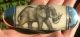 Scrimshaw Art By Shar,  Double Sided Pachyderms,  Folding Knife/knives Scrimshaws photo 2