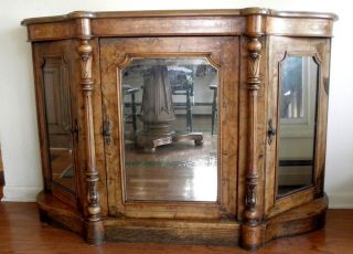 Rare Magnificent Antique Ormolu Sideboard Burl Exquisite Over 100 Years Old photo