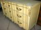 Vintage French Provincial Dixie Style Tall Dresser Dovetail 9 Drawers Post-1950 photo 4