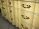 Vintage French Provincial Dixie Style Tall Dresser Dovetail 9 Drawers Post-1950 photo 5