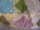 Primitive Antique Cutter Quilt Christmas Stockings Patchwork Quilt Lace Stocking Primitives photo 2