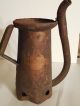 Antique Vintage Half Gallon Huffman Oil Can Primitives photo 2