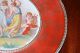 Staffordshire Neoclassical Red Charger Cabinet Or Wall Beauty Plate Plates & Chargers photo 3