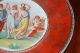 Staffordshire Neoclassical Red Charger Cabinet Or Wall Beauty Plate Plates & Chargers photo 6