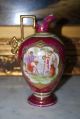 Magnificent Royal Vienna Beehive Jug Vase In Burgundy With Neoclassical Scenes Vases photo 2