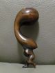 19th C.  Japanese Wood Netsuke,  Man With Giant Gourd (ex - Mang Collection) Netsuke photo 3