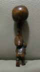 19th C.  Japanese Wood Netsuke,  Man With Giant Gourd (ex - Mang Collection) Netsuke photo 4