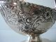 Epm Antique Silver Plate Flower Embossed Candy/nut Footed Basket Bowl Baskets photo 5