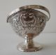 Epm Antique Silver Plate Flower Embossed Candy/nut Footed Basket Bowl Baskets photo 6