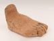 Ancient Greek Etruscan Terracotta Statuary Foot From 2nd Century A.  D.  Period Greek photo 1